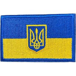 Northwest Patch Oekrainse vlag met schild | geborduurd | velcro | rugzak | tactical
